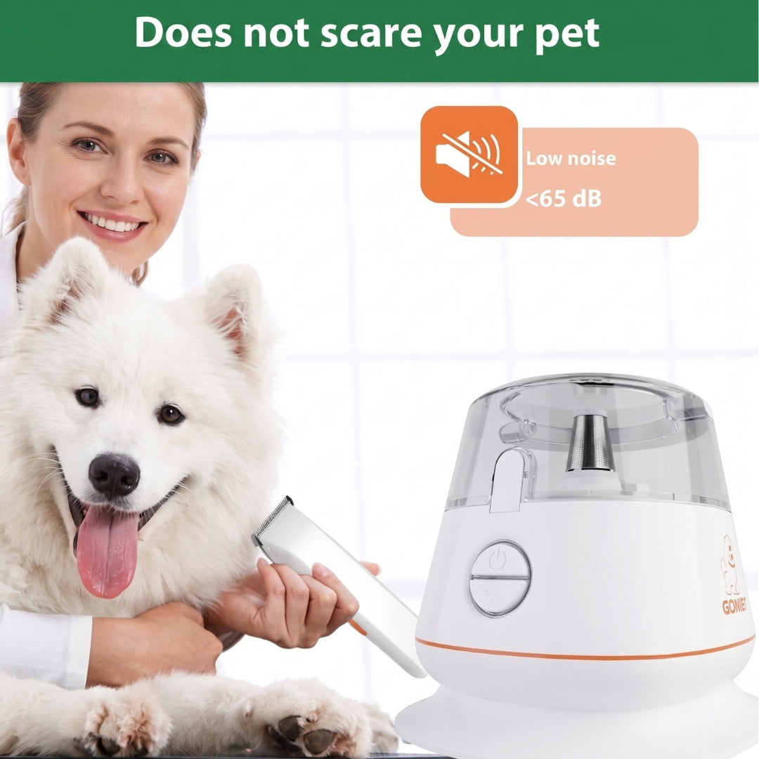 PawsyGroom™ - Quiet Pet Grooming Vacuum & Clipper Set