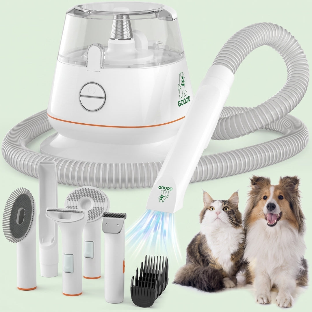 PawsyGroom™ - Quiet Pet Grooming Vacuum & Clipper Set